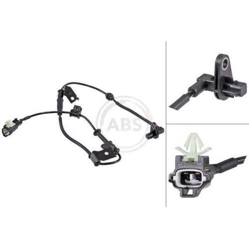 Sensor Raddrehzahl A.b.s. 32068 f&uuml;r Kia Standard Automobile Vorderachse Rechts