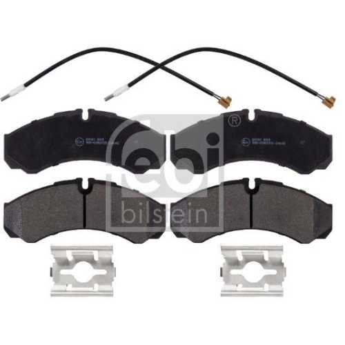 Bremsbelagsatz Scheibenbremse Febi Bilstein 116255 f&uuml;r Iveco Renault Vorderachse
