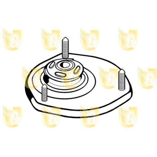 Federbeinst&uuml;tzlager Unigom 390051 f&uuml;r Fiat Lancia Vorderachse Links