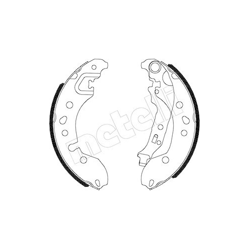 Bremsbackensatz Metelli 53-0536 f&uuml;r Mercedes Benz Mercedes Benz Renault