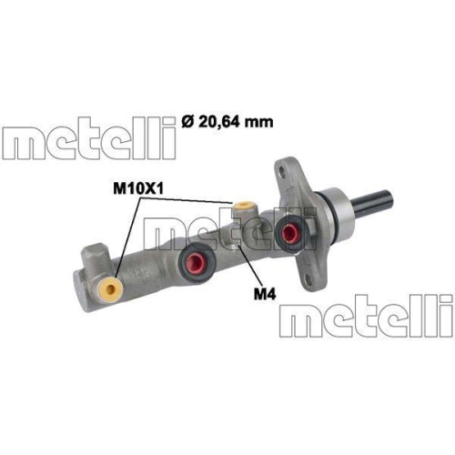 Hauptbremszylinder Metelli 05-0589 f&uuml;r Toyota