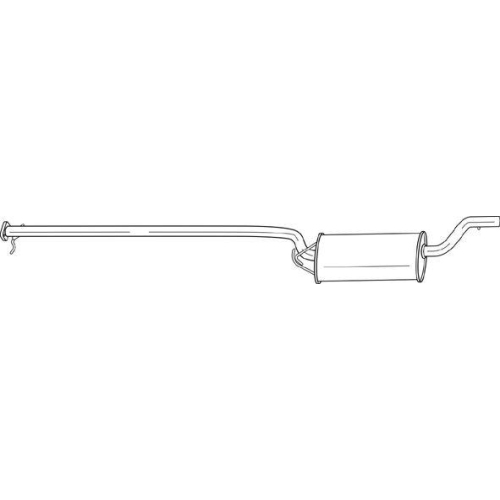 Mittelschalld&auml;mpfer Sigam 26432 f&uuml;r Ford Volvo
