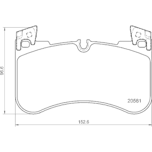 Bremsbelagsatz Scheibenbremse Brembo P44029 Prime Line f&uuml;r Land Rover