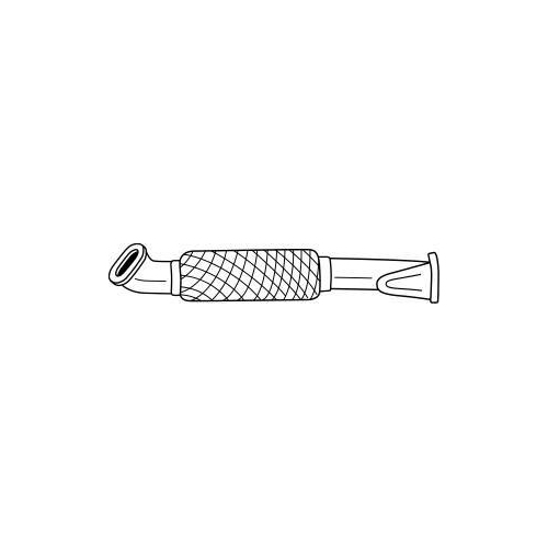 Abgasrohr Sigam 37122 f&uuml;r Mitsubishi Vorne