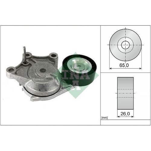 Riemenspanner Keilrippenriemen Schaeffler Ina 534 0903 10 f&uuml;r Citro&euml;n Peugeot DS