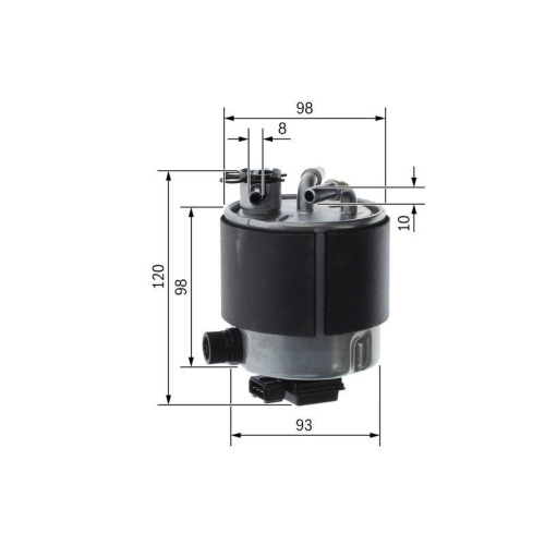 Kraftstofffilter Bosch F026402126 f&uuml;r Nissan