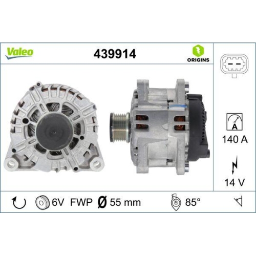 Generator Valeo 439914 Valeo Origins New Oe Technologie f&uuml;r Ford