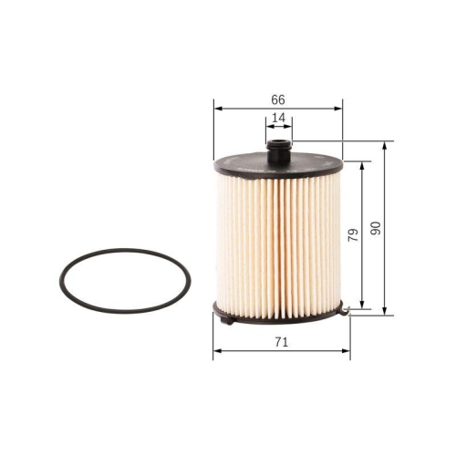 Kraftstofffilter Bosch F026402810 f&uuml;r Toyota