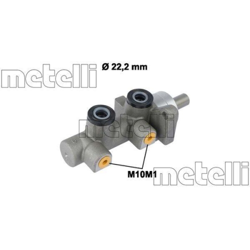 Hauptbremszylinder Metelli 05-0722 f&uuml;r Chevrolet Daewoo