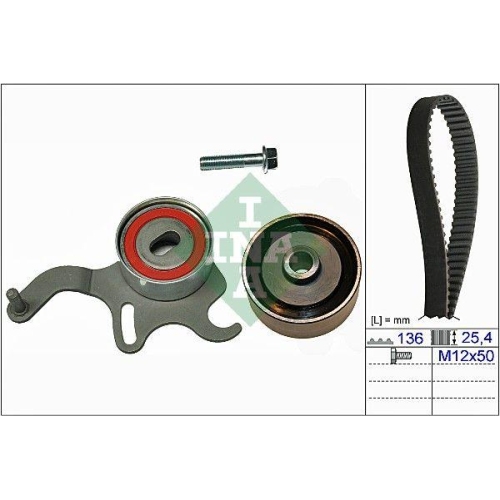 Zahnriemensatz Schaeffler Ina 530 0054 10 f&uuml;r Opel Vauxhall General Motors