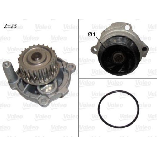 Wasserpumpe Motork&uuml;hlung Valeo 506790 f&uuml;r Audi Seat Skoda VW