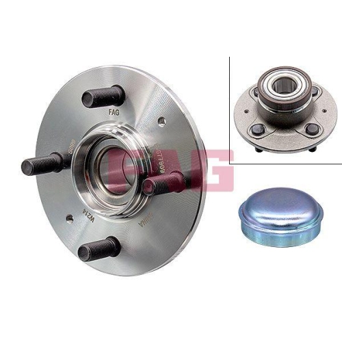 Radlagersatz Schaeffler Fag 713 6179 40 f&uuml;r Honda Hinterachse