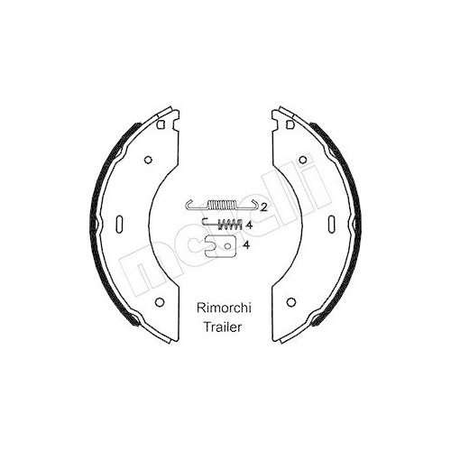 Bremsbackensatz Metelli 53-0597 für