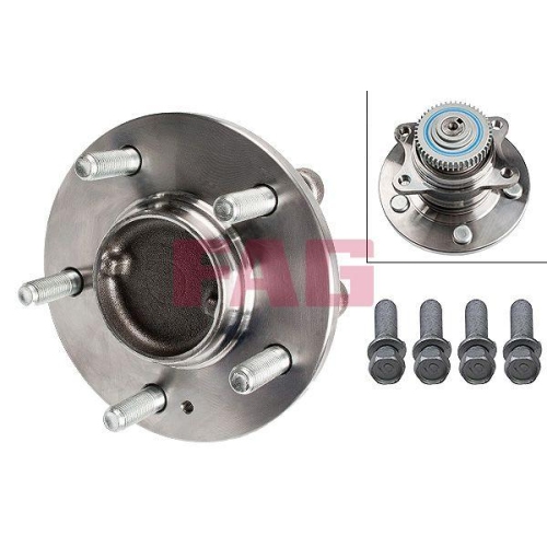 Radlagersatz Schaeffler Fag 713 6267 10 f&uuml;r Hyundai Kia Hinterachse Vorderachse