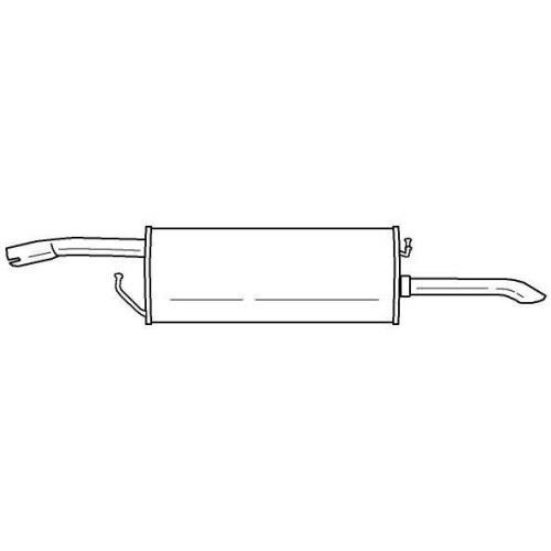 Rear Muffler Sigam 26608 for Ford