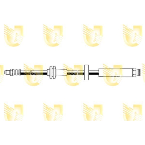 Bremsschlauch Unigom 377685 f&uuml;r Alfa Romeo Vorne