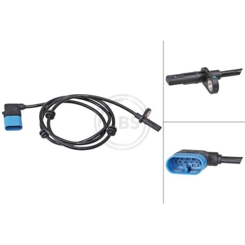 Sensor Raddrehzahl A.b.s. 31457 f&uuml;r Mercedes Benz Mercedes Benz Mercedes Benz