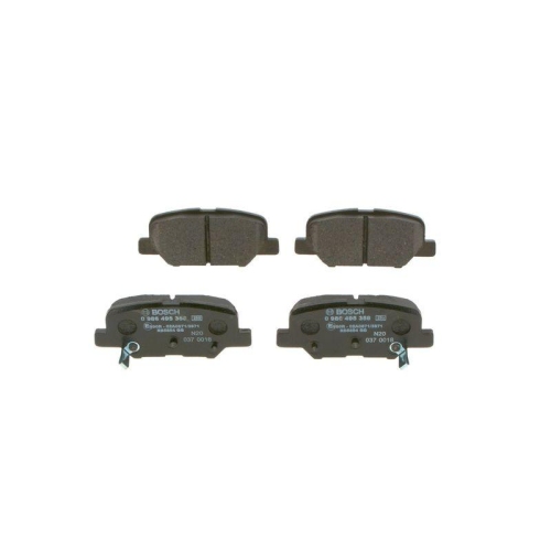 Bremsbelagsatz Scheibenbremse Bosch 0986495358 f&uuml;r Citro&euml;n Mazda Mitsubishi