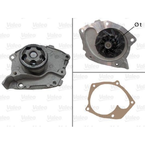 Wasserpumpe Motork&uuml;hlung Valeo 526001 f&uuml;r Nissan Renault Suzuki