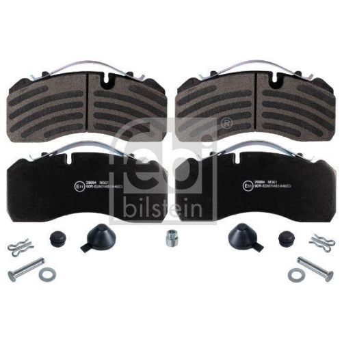 Bremsbelagsatz Scheibenbremse Febi Bilstein 16563 f&uuml;r Iveco Man Mercedes Benz