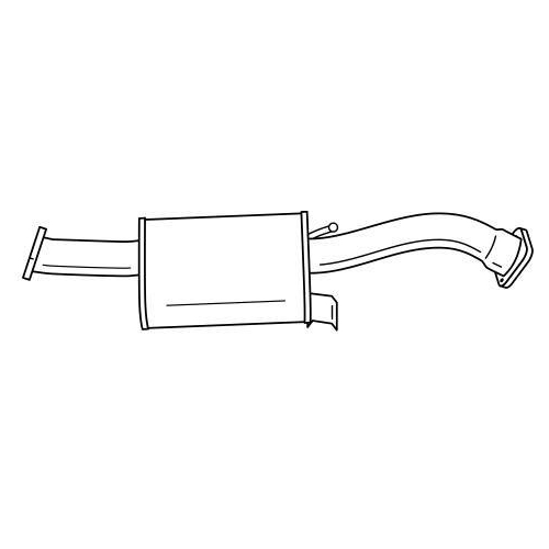 Endschalld&auml;mpfer Sigam 37407 f&uuml;r Mitsubishi