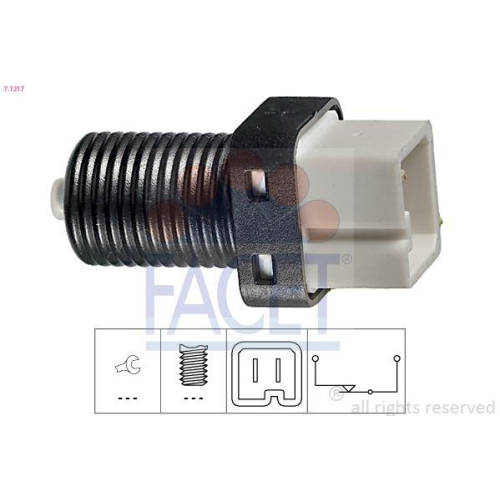 Bremslichtschalter Facet 7.1217 Made In Italy - Oe Equivalent für Citroën Fiat