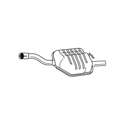 Endschalld&auml;mpfer Sigam 26641 f&uuml;r Ford