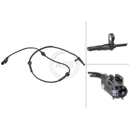 Sensor Raddrehzahl A.b.s. 32078 f&uuml;r Jeep Vorderachse