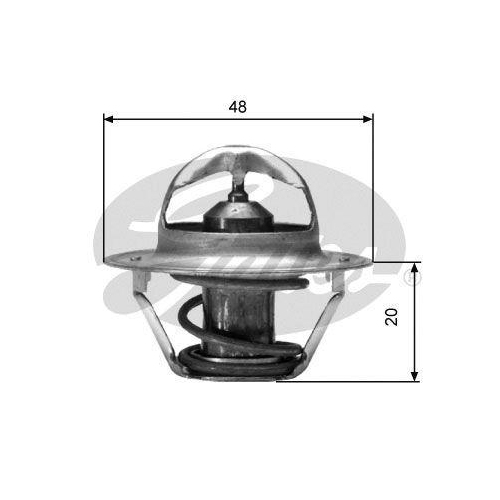 Thermostat K&uuml;hlmittel Gates TH00388G1 f&uuml;r Ford Chevrolet Daewoo Pontiac
