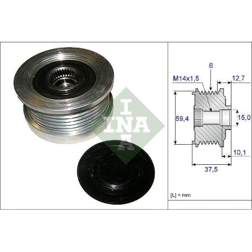 Generatorfreilauf Schaeffler Ina 535 0110 10 f&uuml;r Hyundai Kia