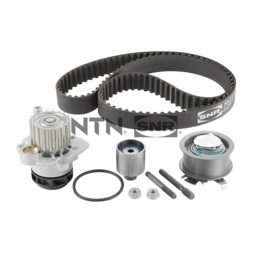 Wasserpumpe + Zahnriemensatz Snr KDP457.491 f&uuml;r VW Skoda Seat Audi Ford Jeep