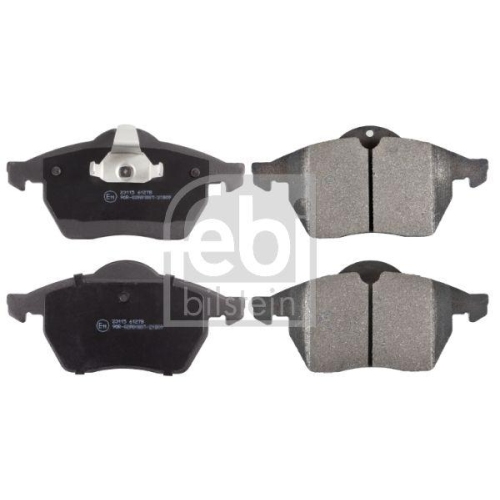 Bremsbelagsatz Scheibenbremse Febi Bilstein 16107 f&uuml;r Opel Saab Vauxhall