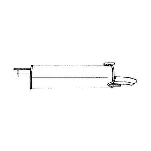 Endschalld&auml;mpfer Sigam 40609 f&uuml;r Opel