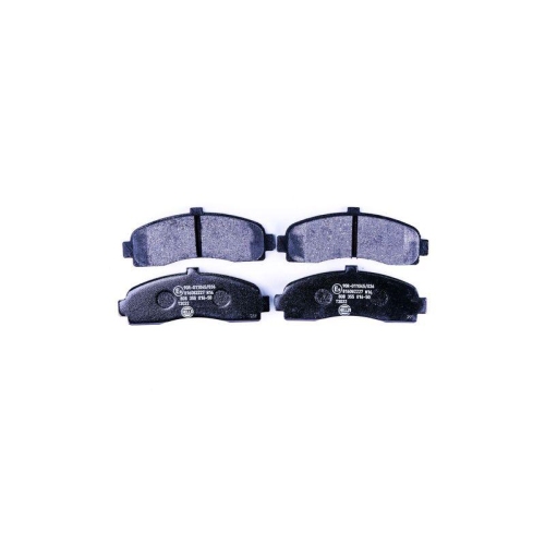 Bremsbelagsatz Scheibenbremse Hella 8DB 355 016-501 f&uuml;r Nissan Infiniti