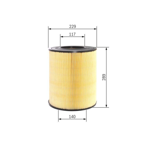 Luftfilter Bosch F026400276 f&uuml;r Mitsubishi