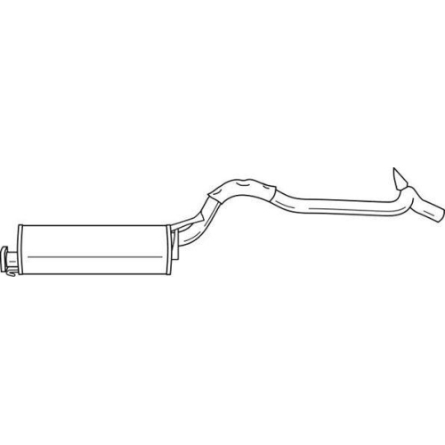 Endschalld&auml;mpfer Sigam 37611 f&uuml;r Mitsubishi