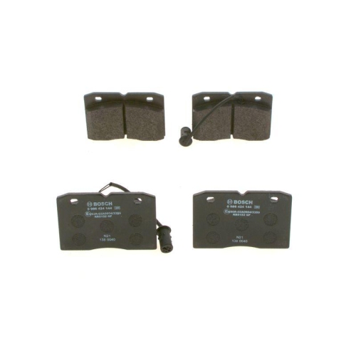 Bremsbelagsatz Scheibenbremse Bosch 0986424144 f&uuml;r Daf Iveco Vorderachse