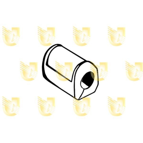 Lagerbuchse Stabilisator Unigom 391011 f&uuml;r Renault Vorderachse Links Innen