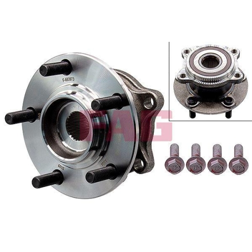 Radlagersatz Schaeffler Fag 713 6198 00 f&uuml;r Citro&euml;n Mitsubishi Peugeot