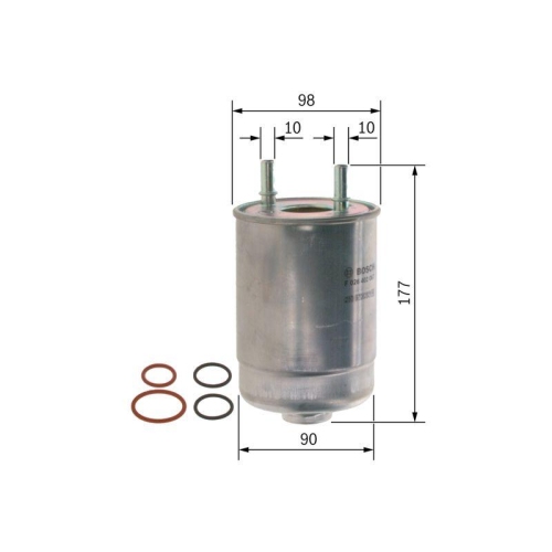 Kraftstofffilter Bosch F026402067 für Renault Suzuki