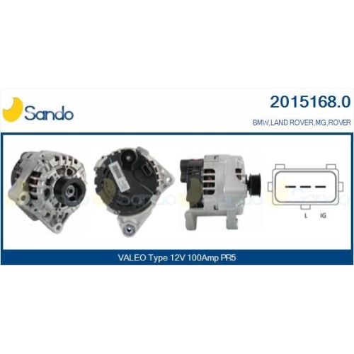 Generator Sando 2015168.0 f&uuml;r Rover