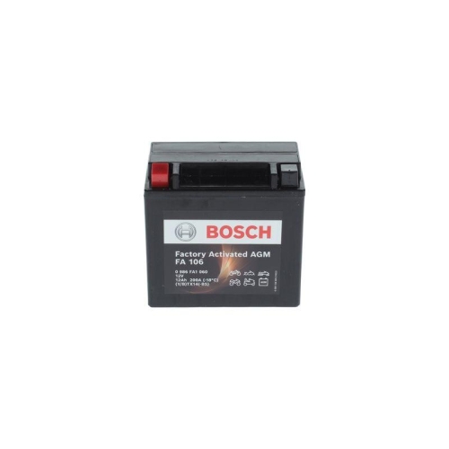 Starter Battery Bosch 0986FA1060 Factory Activated Agm for