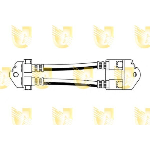 Bremsschlauch Unigom 378039 für Ford Hinten
