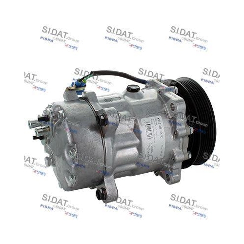 Kompressor Klimaanlage Sidat 1.1308A f&uuml;r Audi Seat Skoda VW Vag