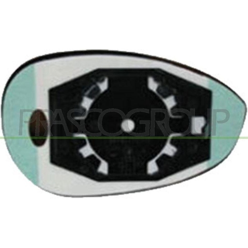 Spiegelglas Au&szlig;enspiegel Prasco FT0307523 f&uuml;r Fiat Rechts