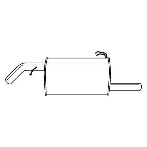 Endschalld&auml;mpfer Sigam 37637 f&uuml;r Mitsubishi