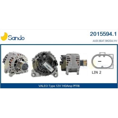 Generator Sando 2015594.1 f&uuml;r Vag