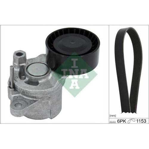 Keilrippenriemensatz Schaeffler Ina 529 0379 10 f&uuml;r Citro&euml;n Opel Peugeot Toyota