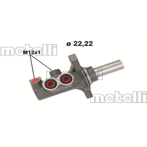 Hauptbremszylinder Metelli 05-1268 f&uuml;r Dacia