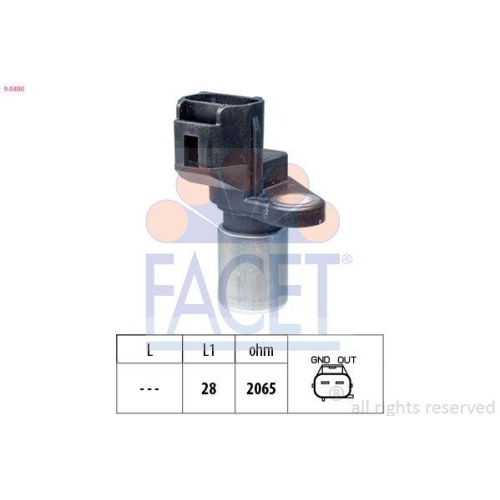 Impulsgeber Kurbelwelle Facet 9.0490 Made In Italy - Oe Equivalent f&uuml;r Toyota